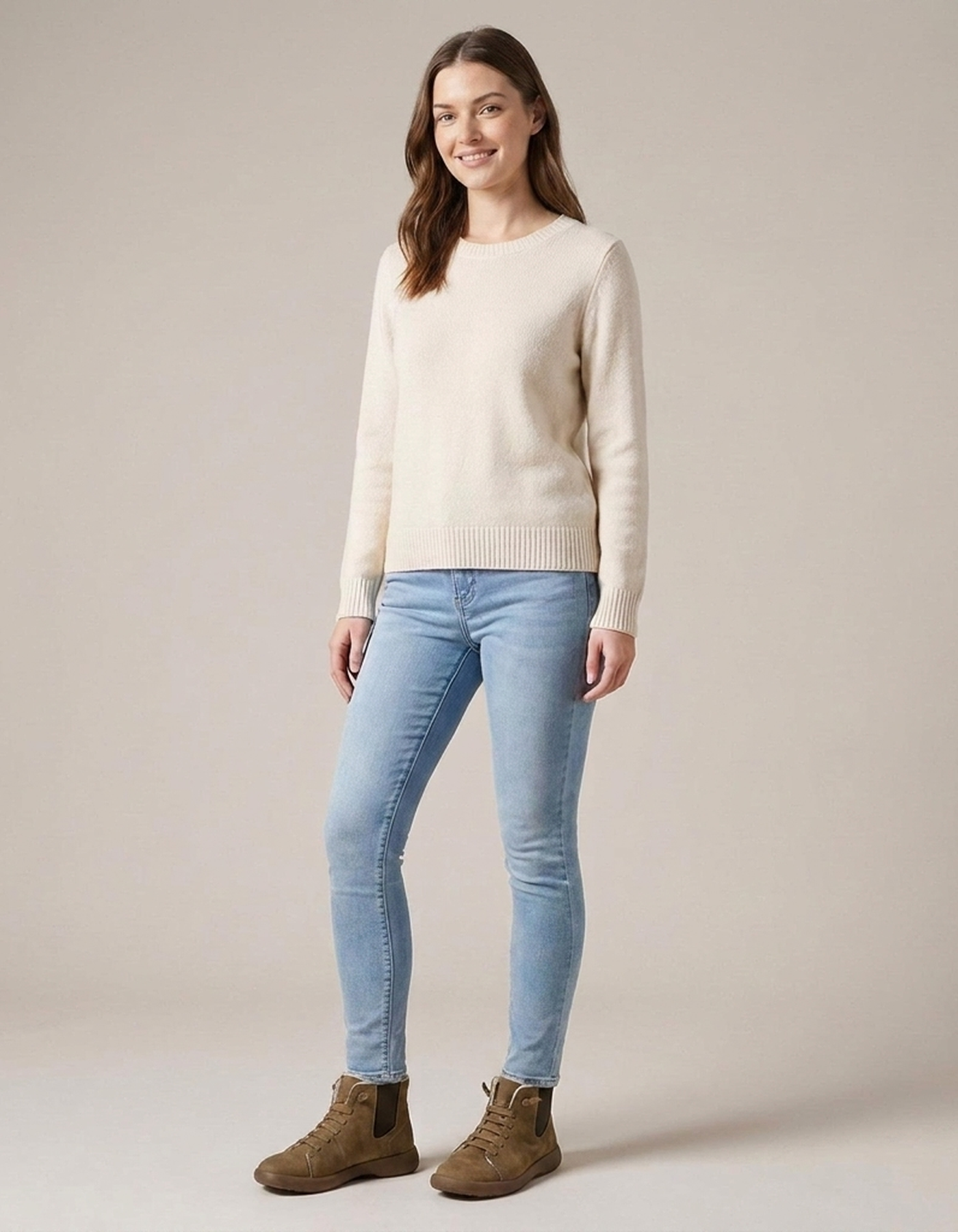 PLUXSTYLE::numise::khaki-pull-on-chelsea-boots::zoom-out
