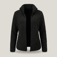 PLUXSTYLE::numise::womens-high-collar-parka::pack-black