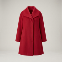 PLUXSTYLE::numise::womens-wind-ready-parka::pack-red
