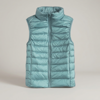 PLUXSTYLE::numise::everyday-sleeveless-parka::pack-light-blue