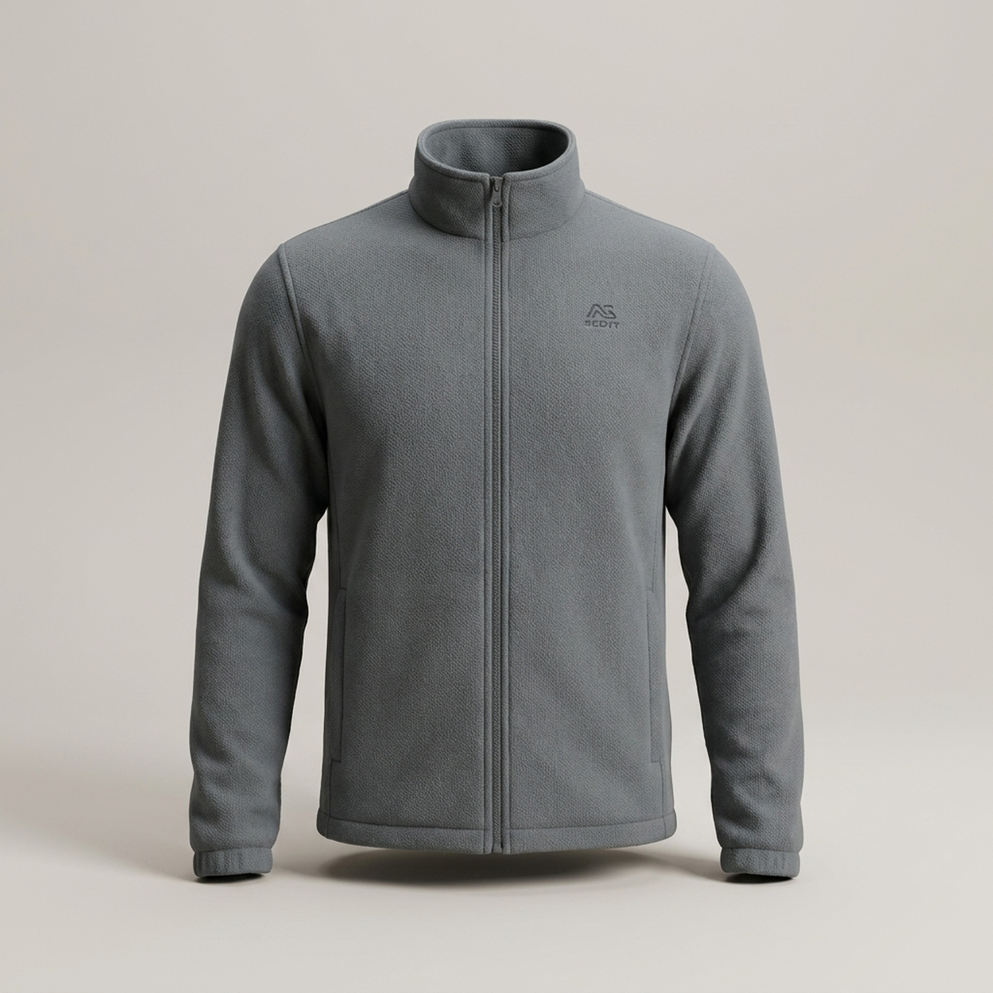 PLUXSTYLE::numise::alex-unisex-zip-up-parka::pack-grey