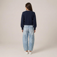 PLUXSTYLE::numise::amelia-high-waist-barrel-leg-jeans::back