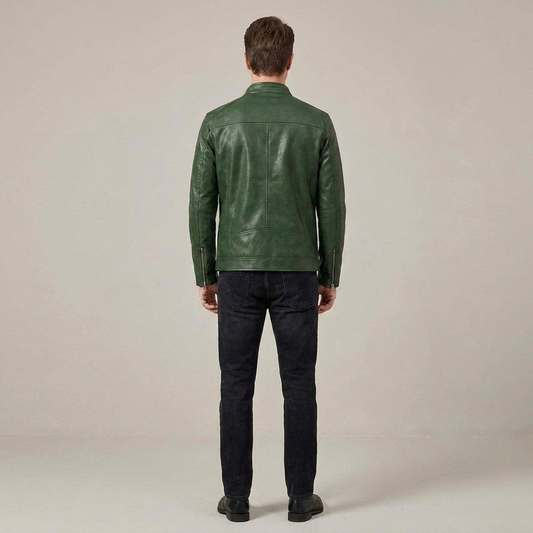 PLUXSTYLE::numise::relaxed-fit-biker-parka::back