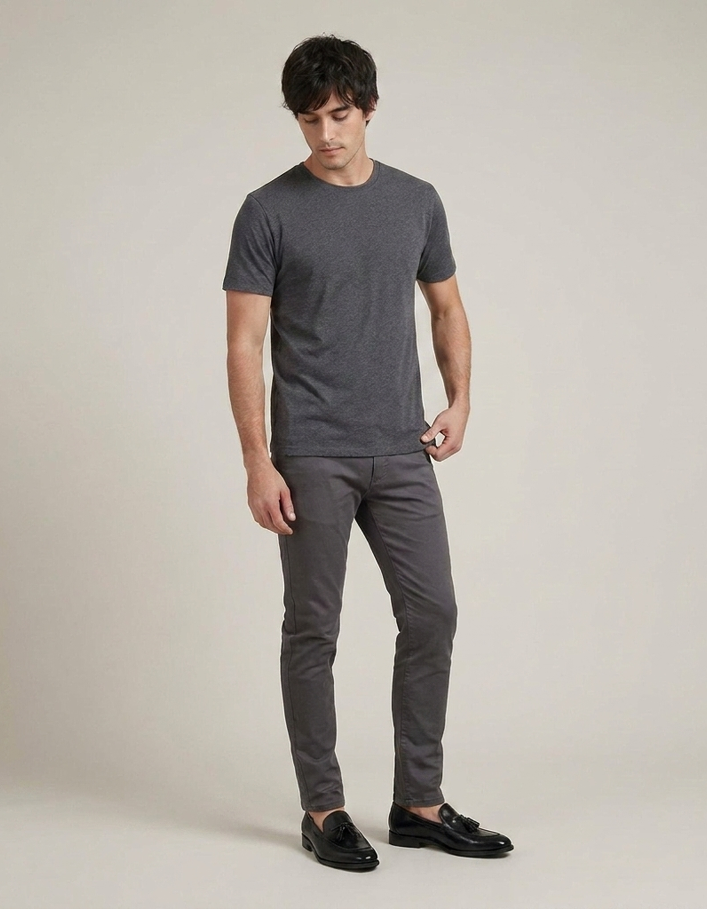 PLUXSTYLE::numise::adam-black-tassel-loafers::zoom-out