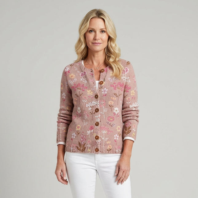 Women's Print Button Cardigan