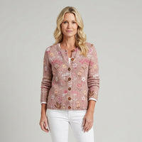 Women's Print Button Cardigan