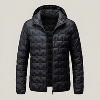 PLUXSTYLE::numise::alpine-lightweight-hooded-parka::pack-black