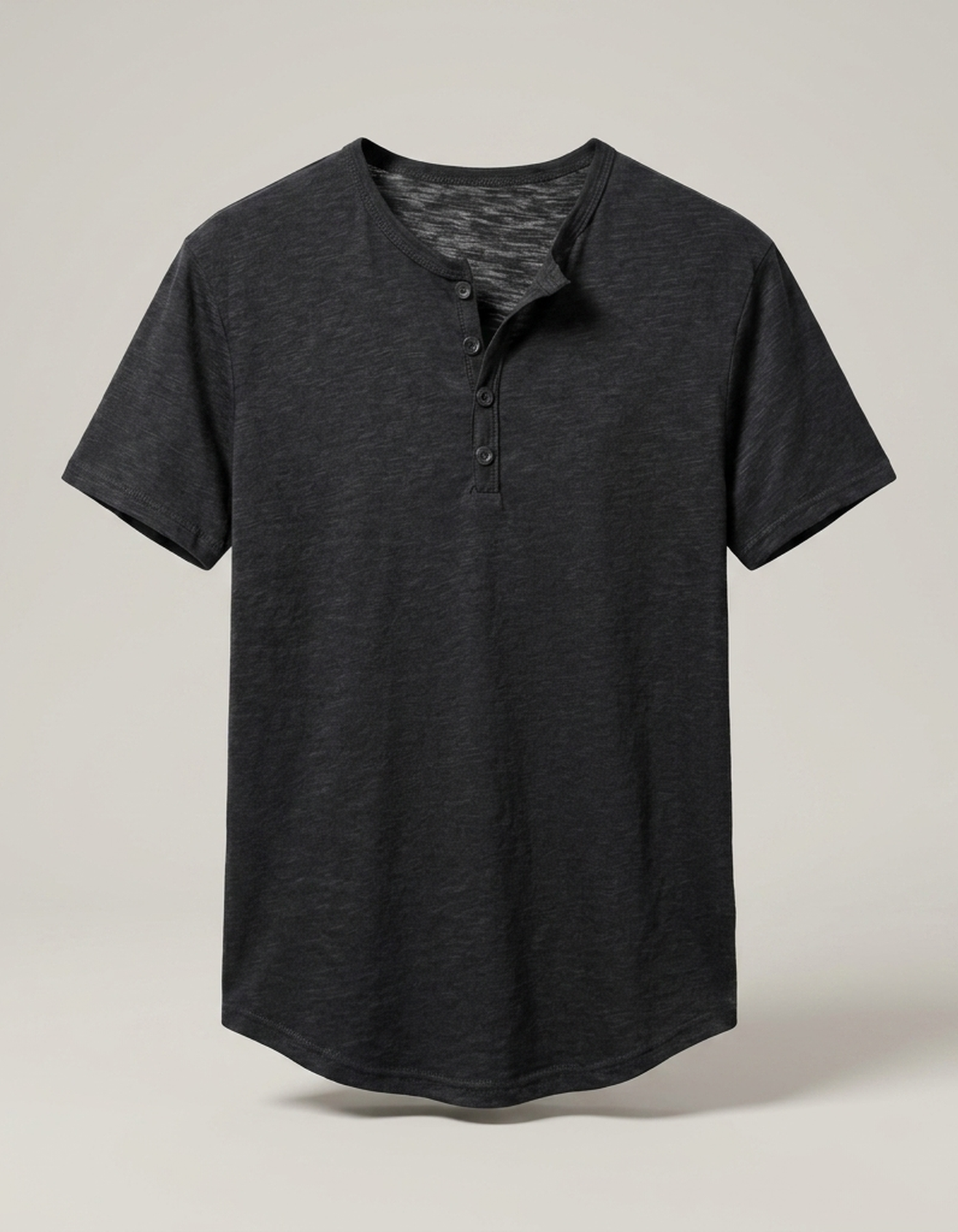PLUXSTYLE::numise::mens-relaxed-short-sleeve-henley-top::pack-black