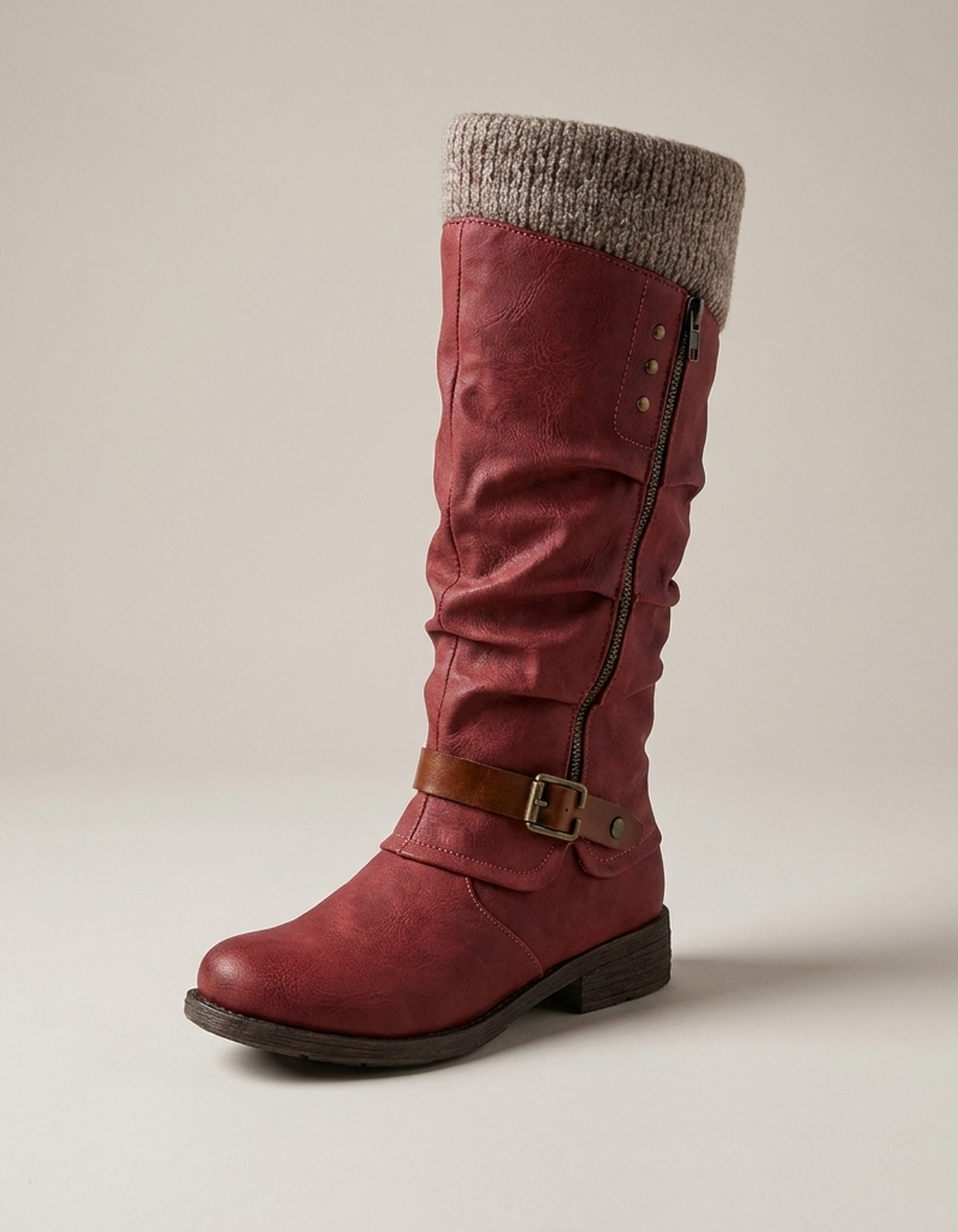 PLUXSTYLE::numise::relaxed-slouch-knee-high-boots::closeup-hero
