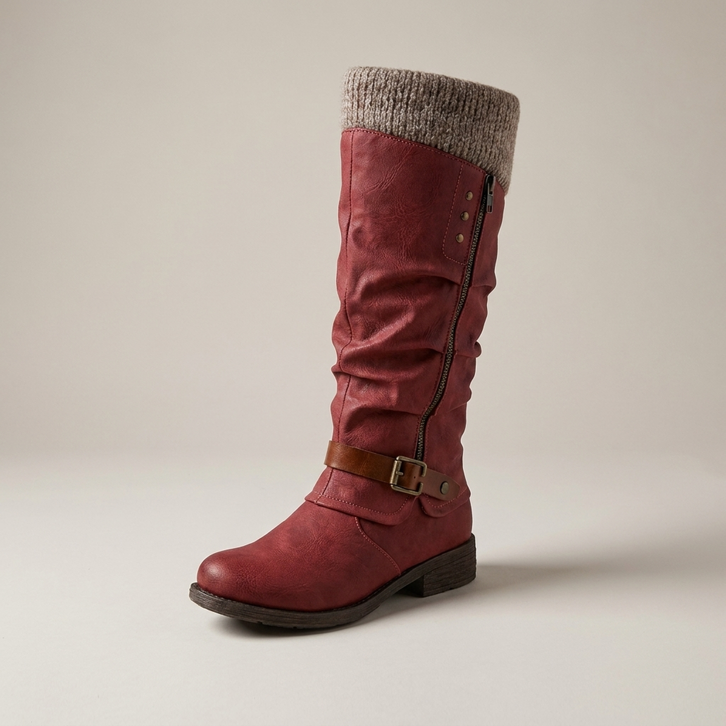 PLUXSTYLE::numise::relaxed-slouch-knee-high-boots::closeup-hero