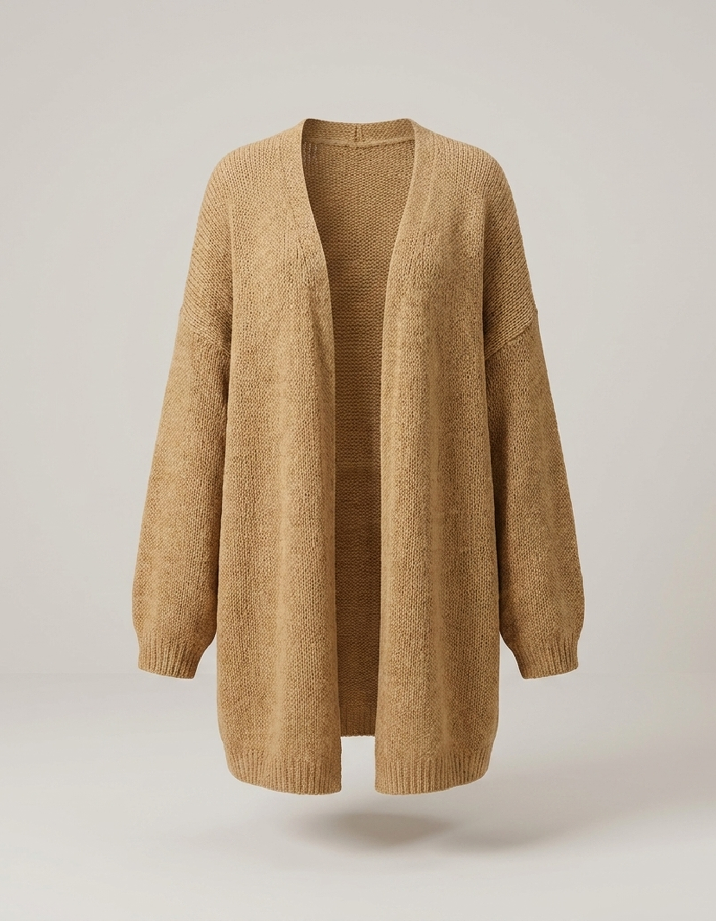PLUXSTYLE::numise::oversized-maxi-cardigan::pack-camel