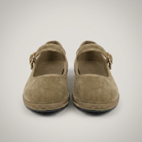 PLUXSTYLE::numise::buckle-strap-mary-jane-flats::pack-khaki