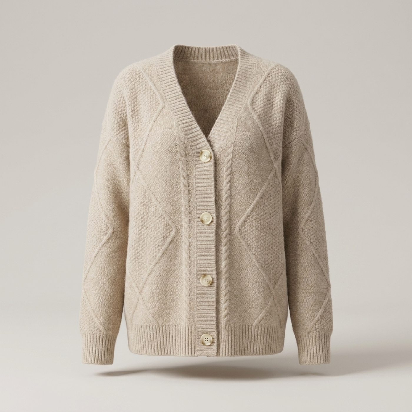 PLUXSTYLE::numise::womens-longline-cardigan::pack-apricot