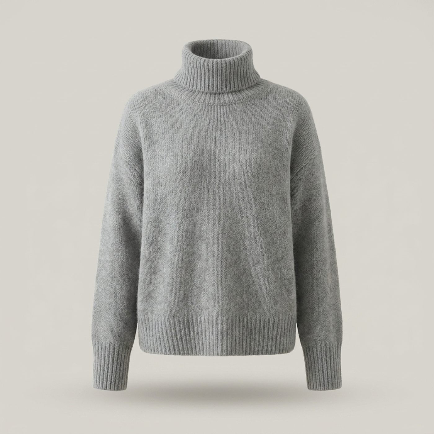 PLUXSTYLE::numise::amaya-relaxed-turtleneck-sweater::pack-grey