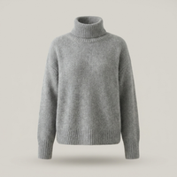 PLUXSTYLE::numise::amaya-relaxed-turtleneck-sweater::pack-grey
