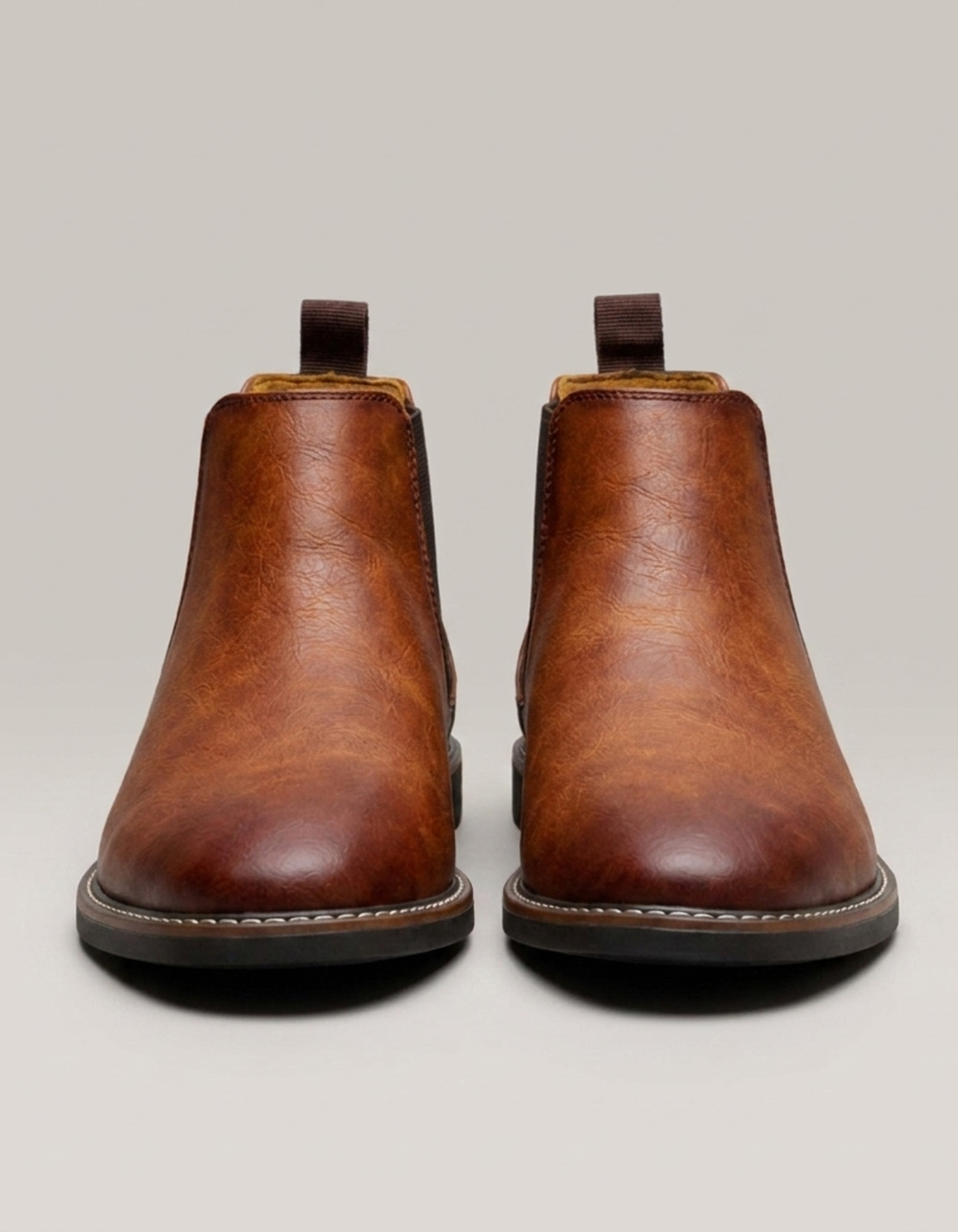 PLUXSTYLE::numise::mens-refined-chelsea-boots::pack-brown