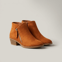 PLUXSTYLE::numise::blaire-low-heel-ankle-boots::pack-orange