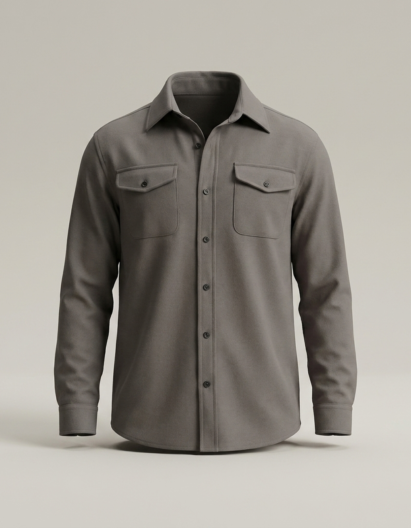 PLUXSTYLE::numise::mens-relaxed-shirt-jacket::pack-dark-grey