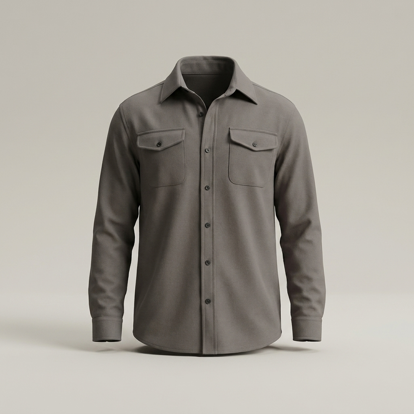 PLUXSTYLE::numise::mens-relaxed-shirt-jacket::pack-dark-grey