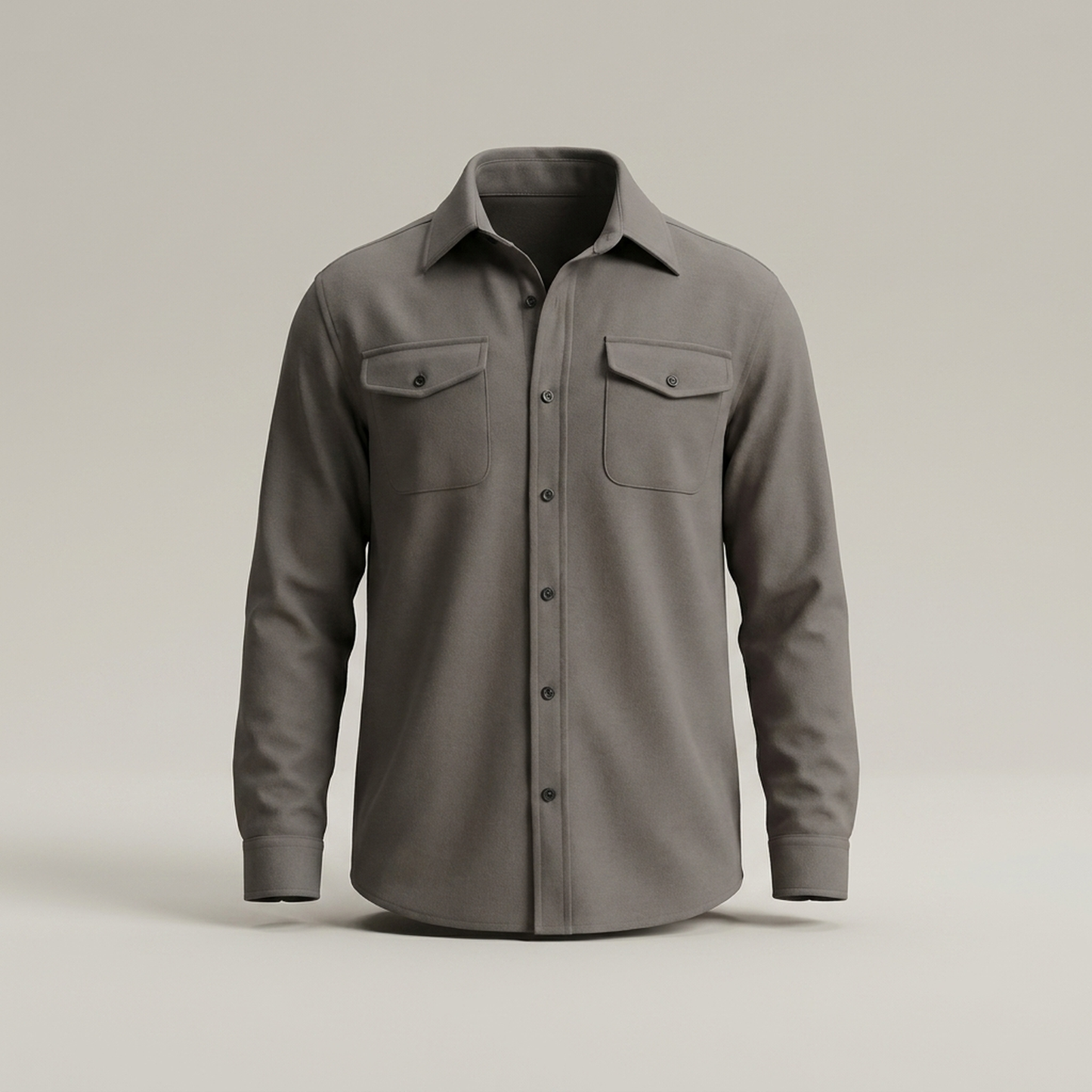 PLUXSTYLE::numise::mens-relaxed-shirt-jacket::pack-dark-grey