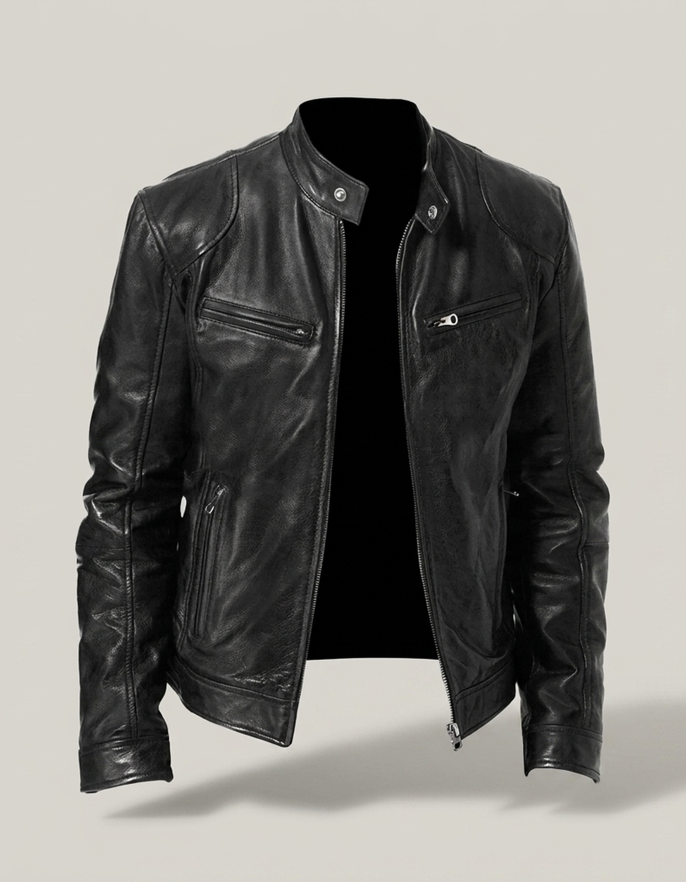 PLUXSTYLE::numise::mens-multi-zip-parka::pack-black