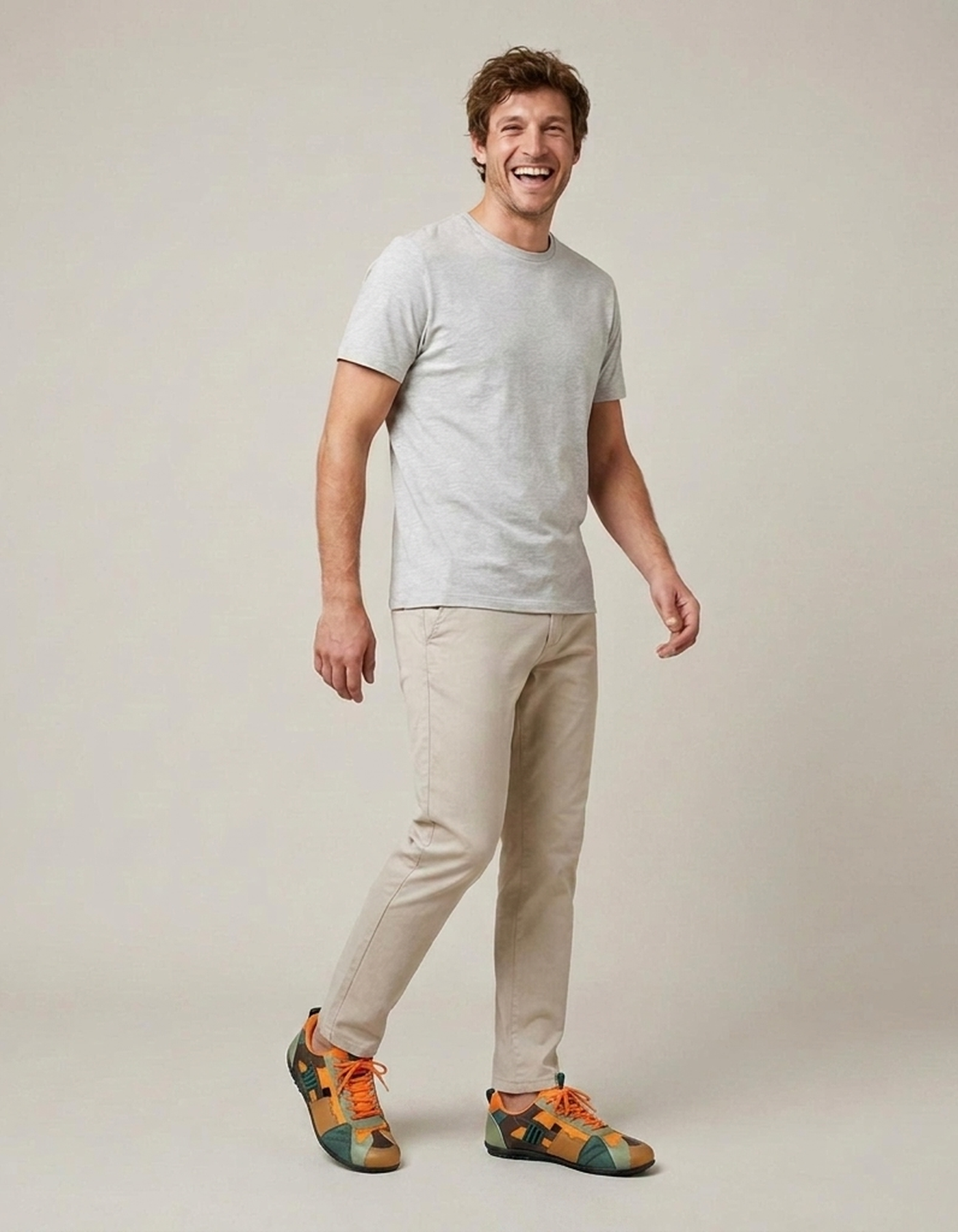 PLUXSTYLE::numise::color-block-retro-sneakers::zoom-out
