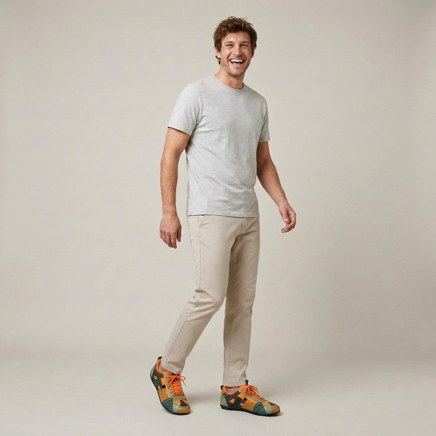 PLUXSTYLE::numise::color-block-retro-sneakers::zoom-out