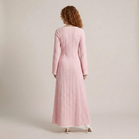 PLUXSTYLE::numise::square-neck-bodycon-maxi-dress::back