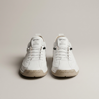 PLUXSTYLE::numise::womens-elastic-panel-trainers::pack-white