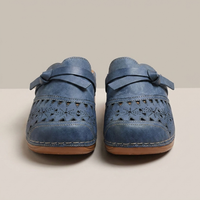 PLUXSTYLE::numise::womens-adjustable-everyday-clogs::pack-blue