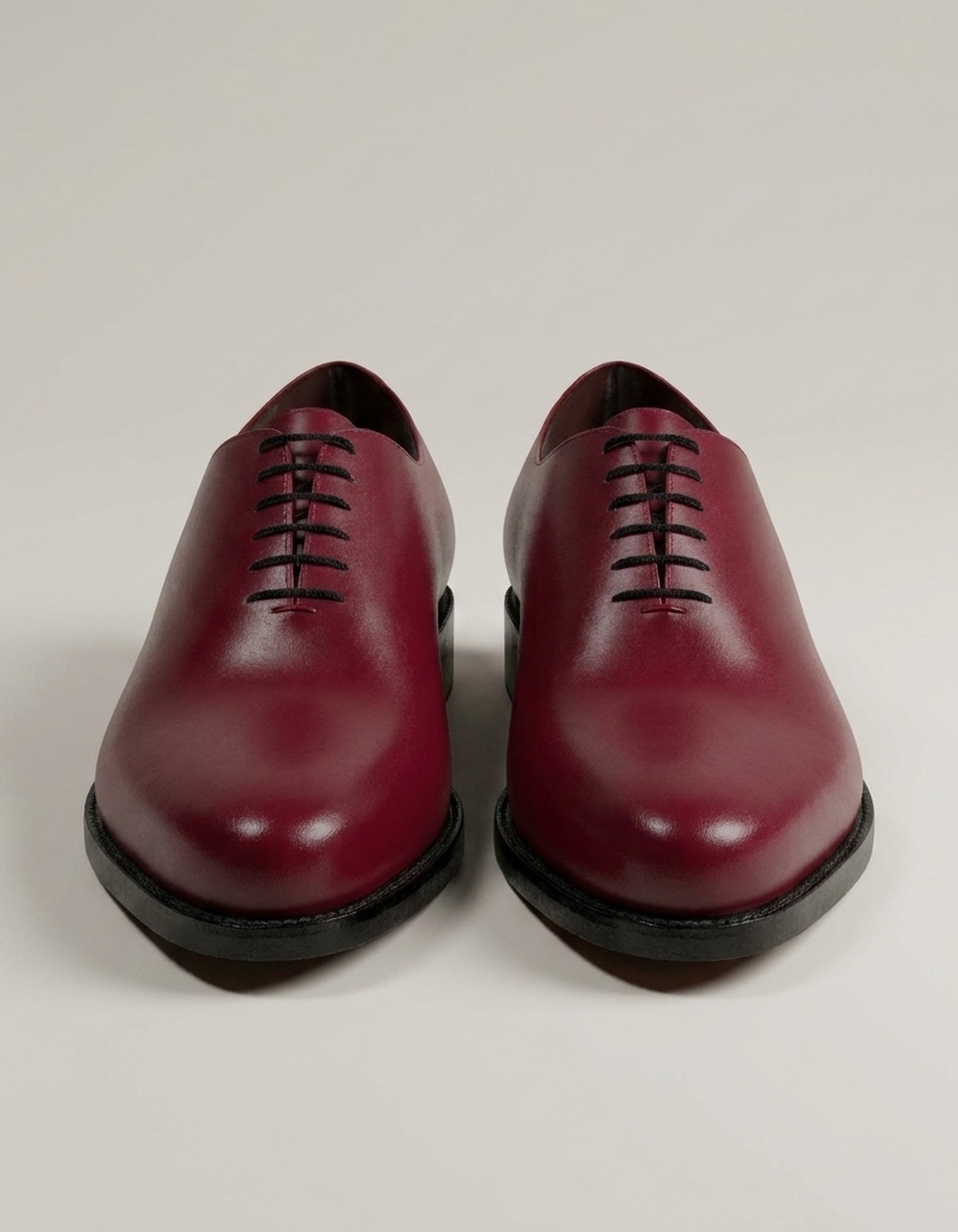 PLUXSTYLE::numise::rich-tone-oxford-shoes::pack-burgundy