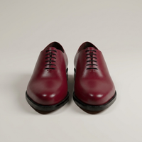 PLUXSTYLE::numise::rich-tone-oxford-shoes::pack-burgundy