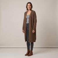 PLUXSTYLE::numise::alice-longline-cardigan::front