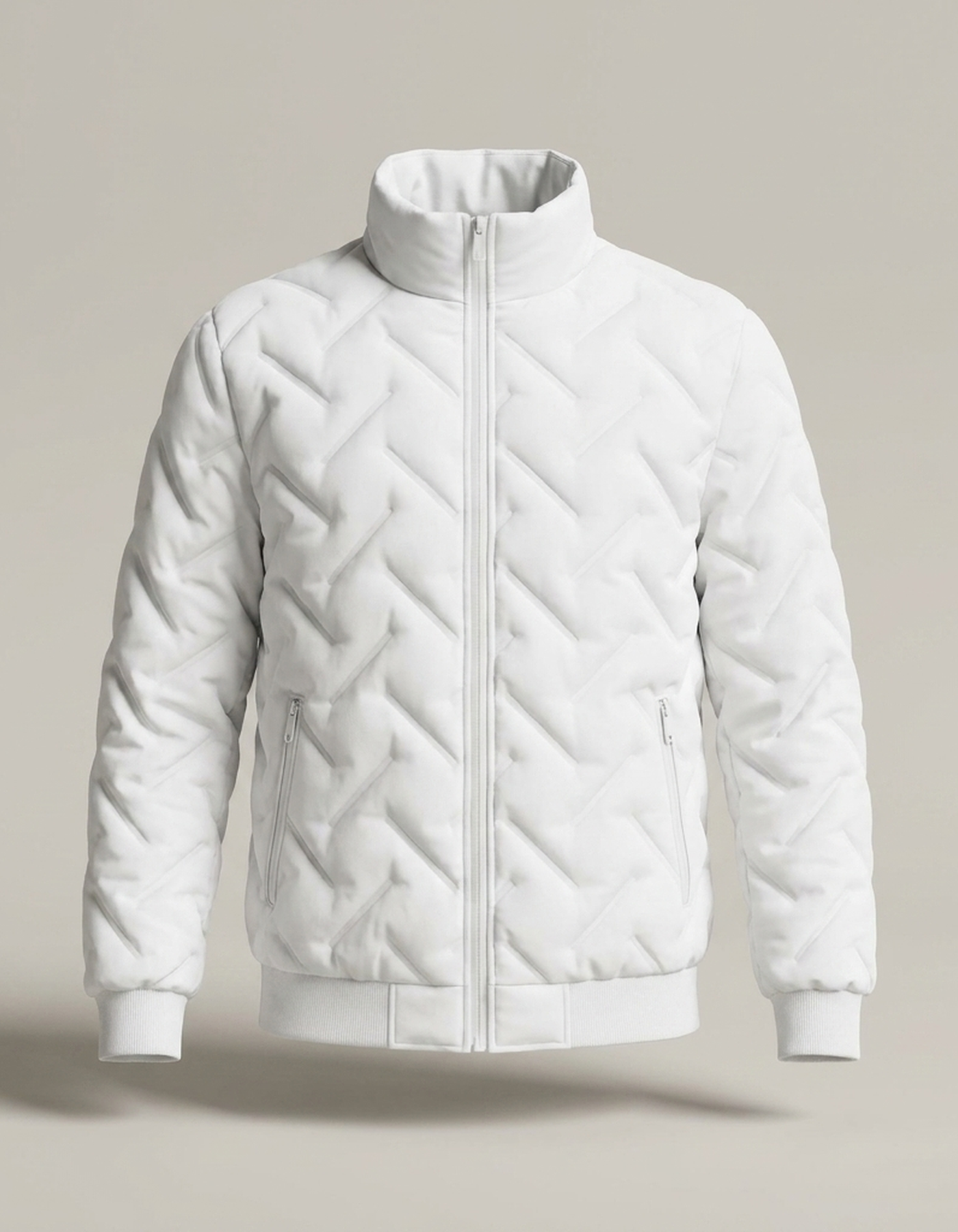 PLUXSTYLE::numise::mens-tailored-winter-parka::pack-white