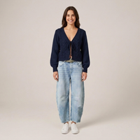 PLUXSTYLE::numise::amelia-high-waist-barrel-leg-jeans::front