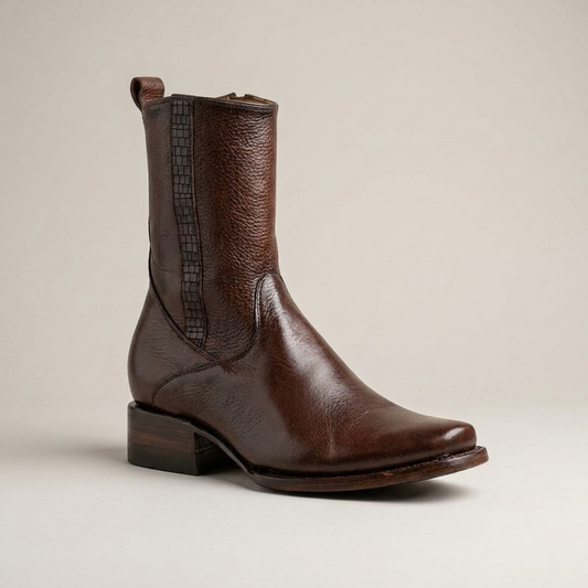 PLUXSTYLE::numise::mens-vintage-everyday-boots::closeup-hero