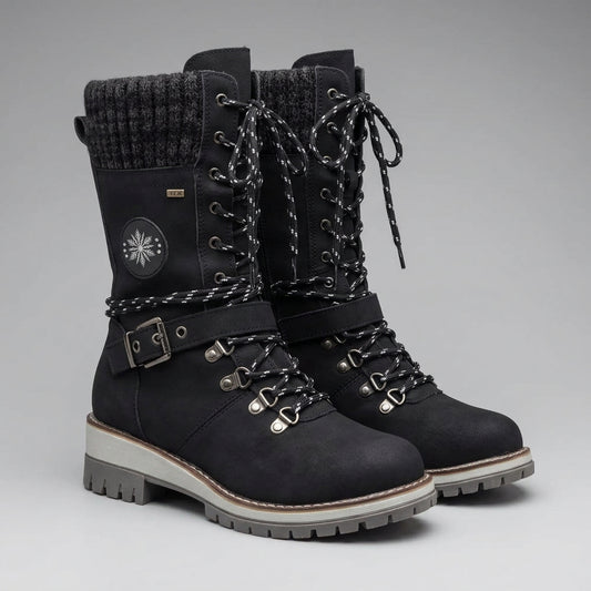 Damen-Schneestiefel mit Bündchen