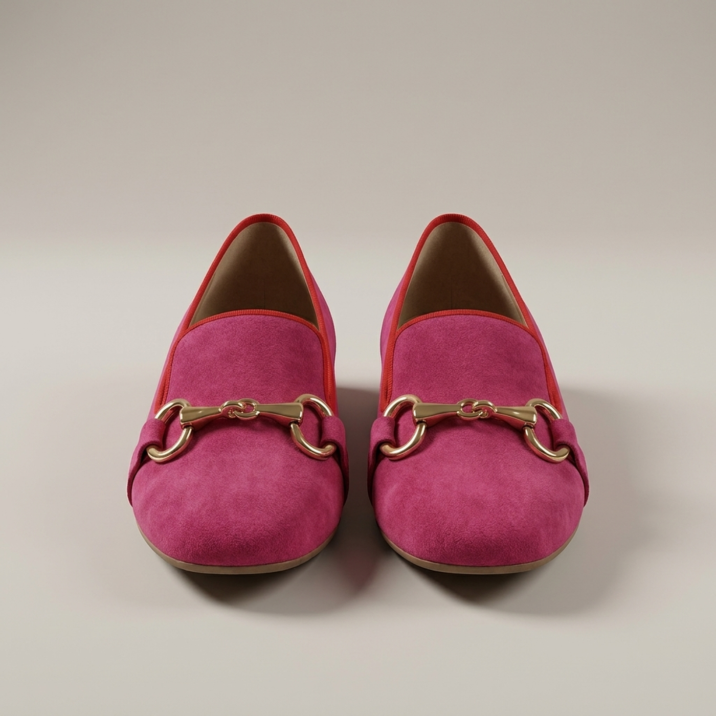 PLUXSTYLE::numise::ava-deep-pink-chain-loafers::pack-deep-pink