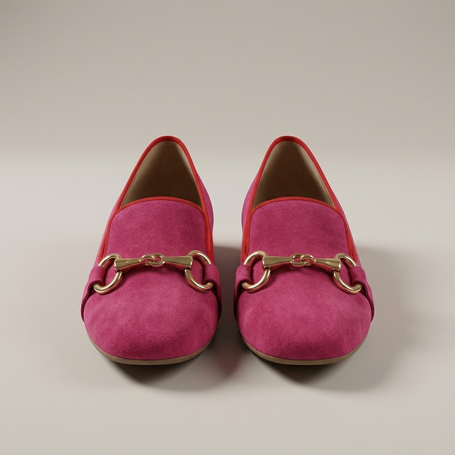 PLUXSTYLE::numise::ava-deep-pink-chain-loafers::pack-deep-pink
