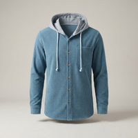 PLUXSTYLE::numise::mens-relaxed-hooded-overshirt::pack-blue
