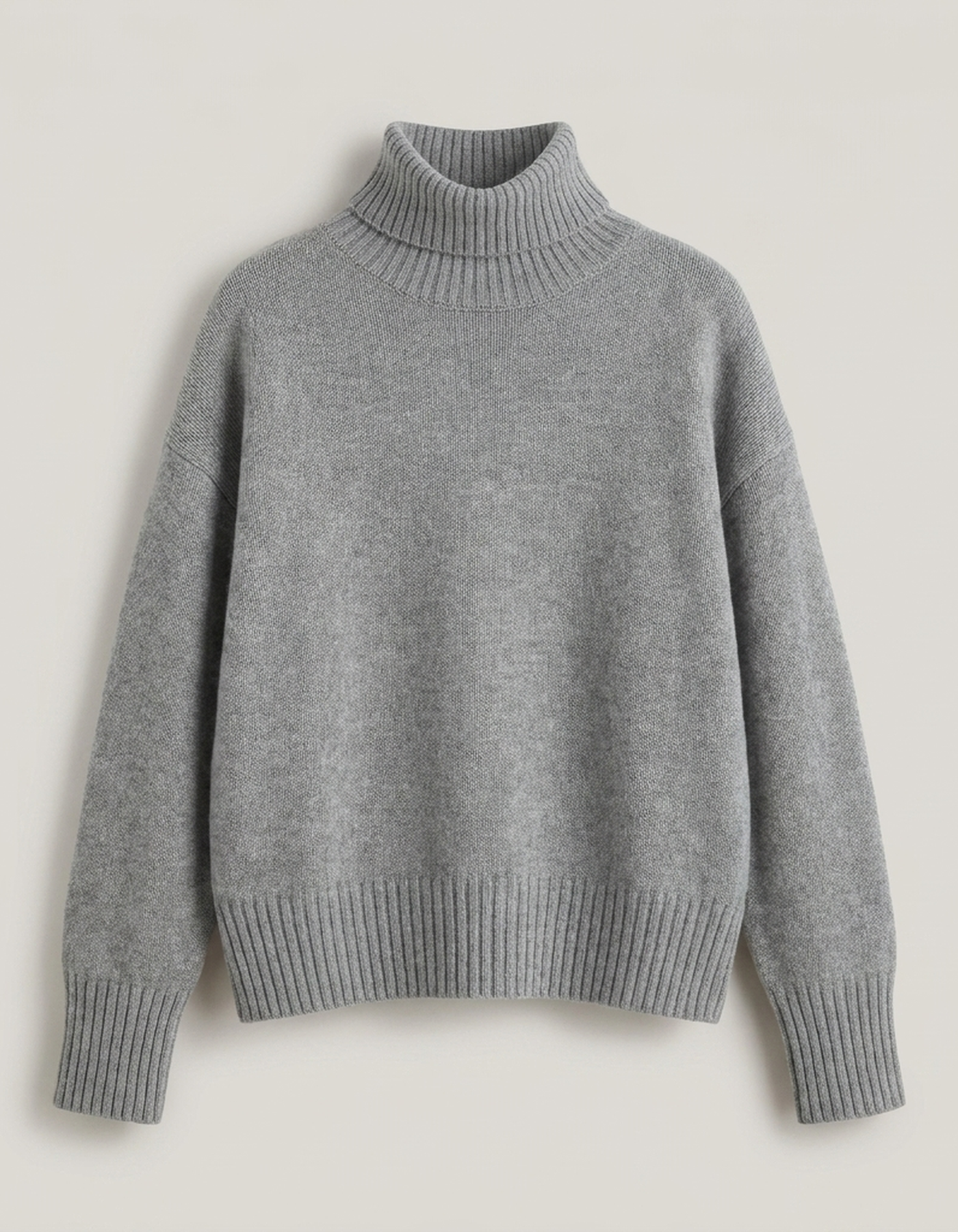 PLUXSTYLE::numise::alecia-relaxed-turtleneck-sweater::pack-grey