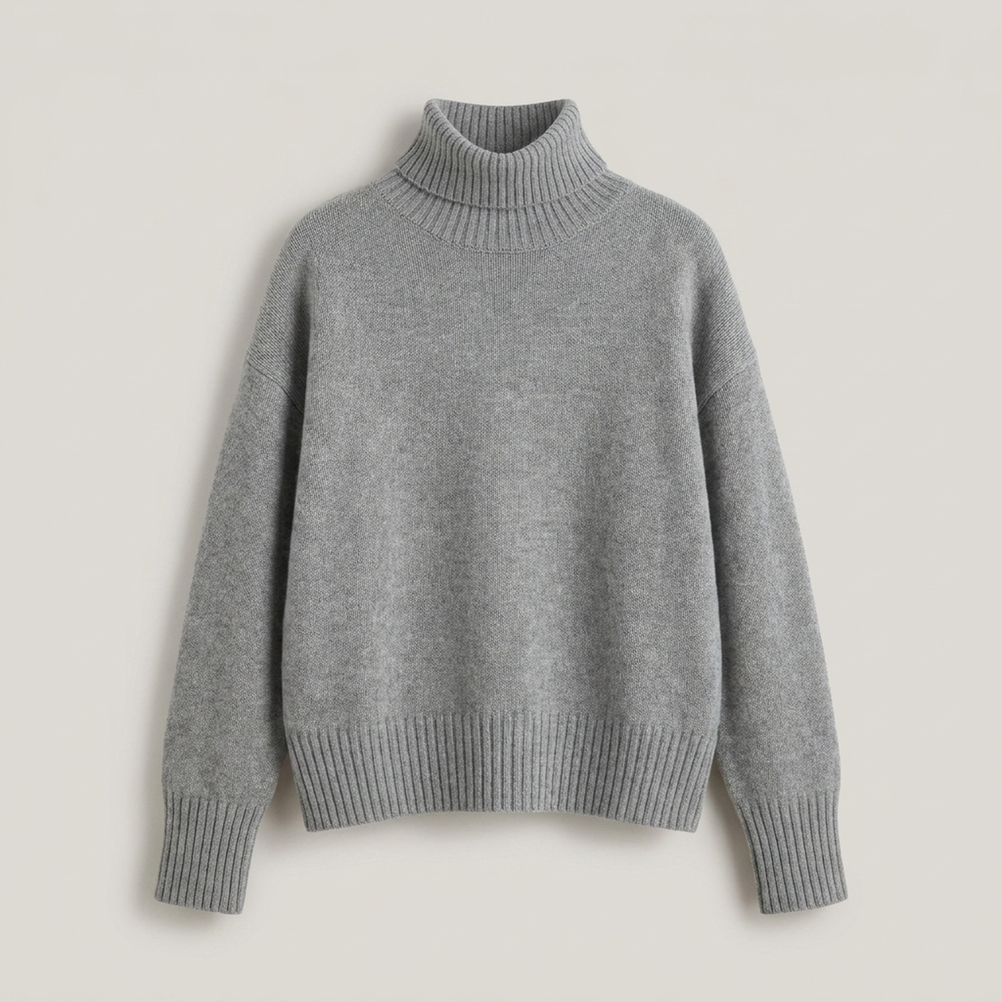 PLUXSTYLE::numise::alecia-relaxed-turtleneck-sweater::pack-grey