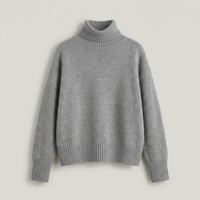 PLUXSTYLE::numise::alecia-relaxed-turtleneck-sweater::pack-grey