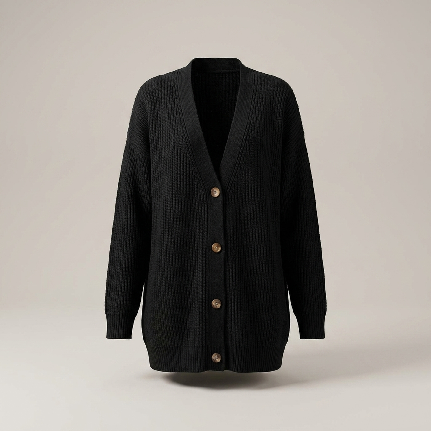 PLUXSTYLE::numise::ruby-oversized-longline-cardigan::pack-black