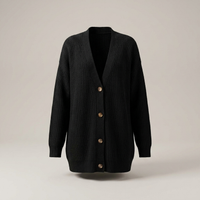 PLUXSTYLE::numise::ruby-oversized-longline-cardigan::pack-black
