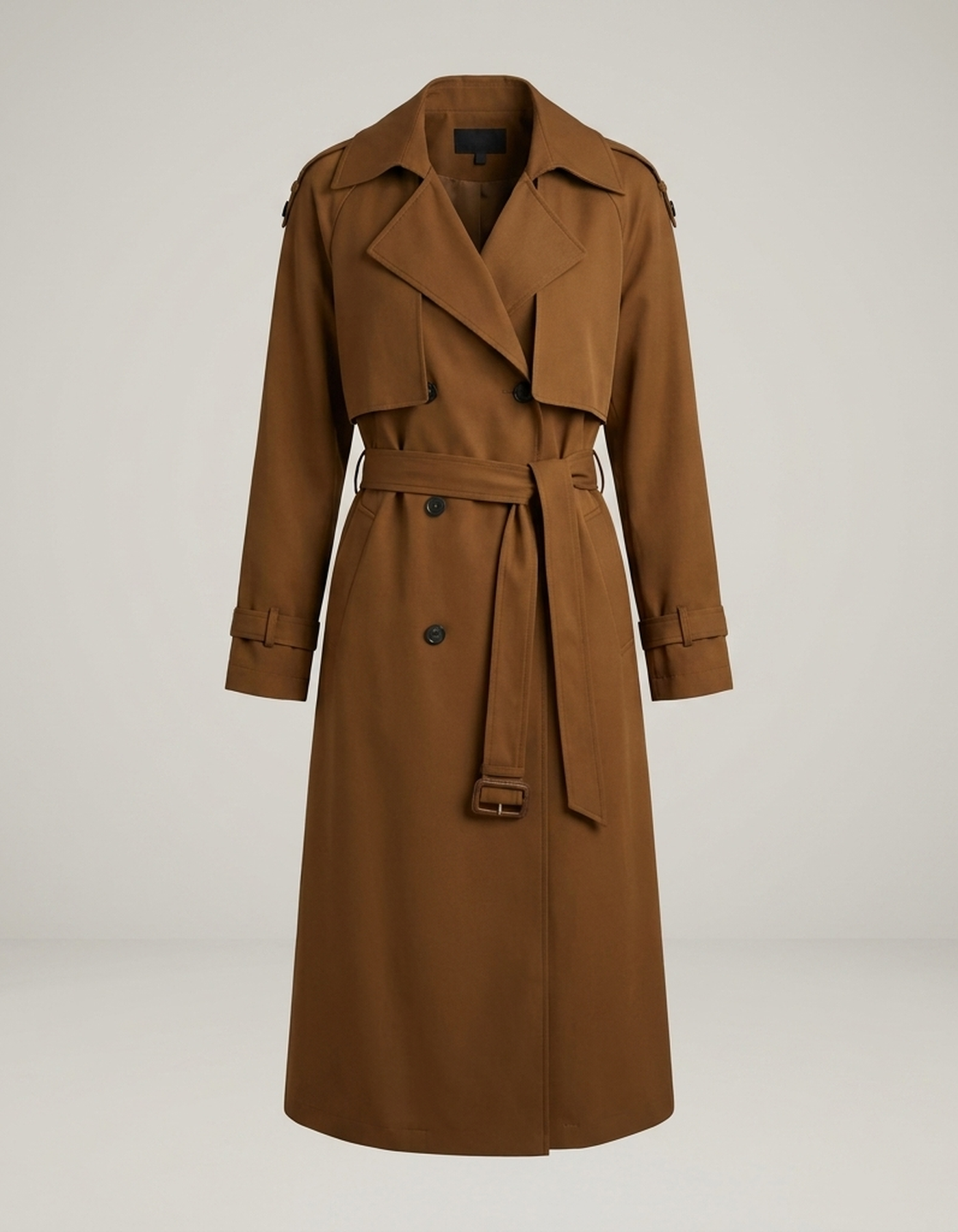 PLUXSTYLE::numise::relaxed-belted-parka::pack-brown