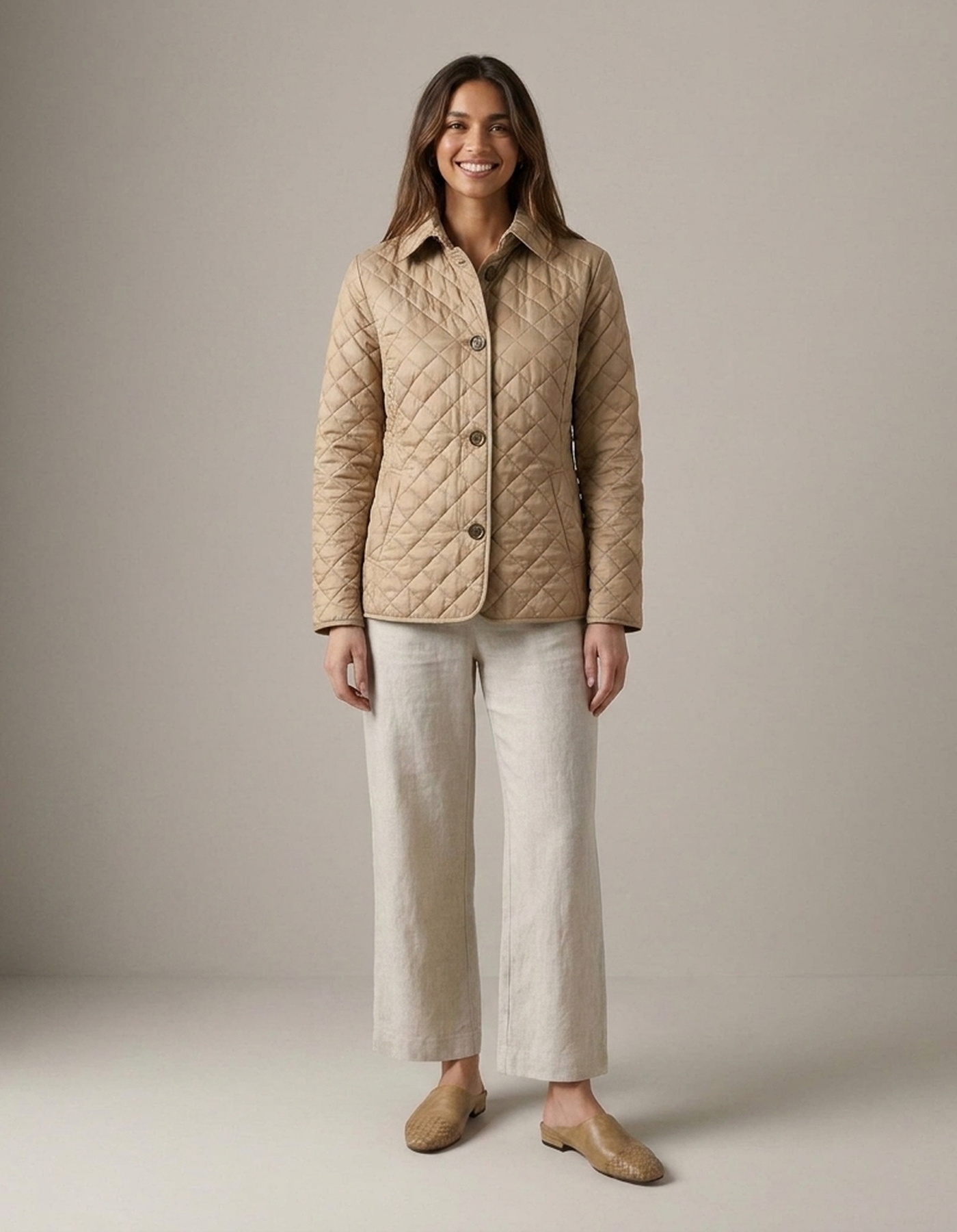 PLUXSTYLE::numise::arlisse-diamond-quilted-parka::front
