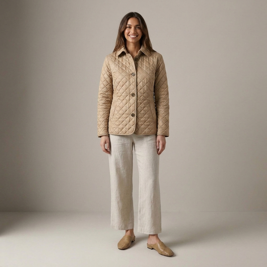 PLUXSTYLE::numise::arlisse-diamond-quilted-parka::front