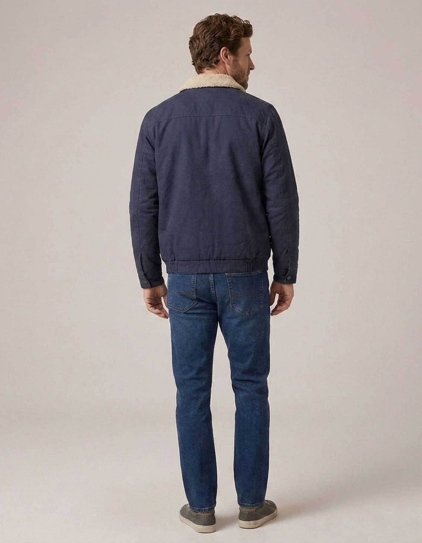 PLUXSTYLE::numise::mens-bomber-cut-parka::back