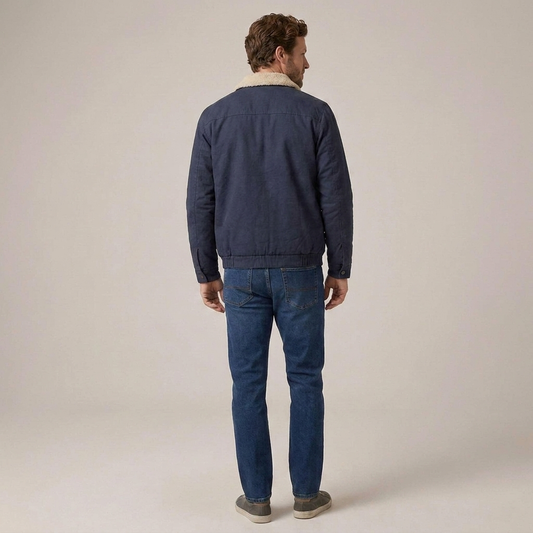 PLUXSTYLE::numise::mens-bomber-cut-parka::back